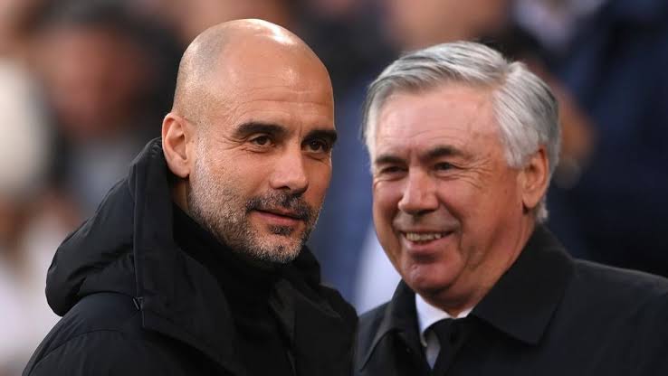 Guardiola dan Ancelotti 